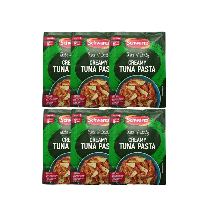 Schwartz Creamy Tuna Pasta Recipe Mix 28g Assorted Packs Cooking Ingredients schwartz Pack of 6