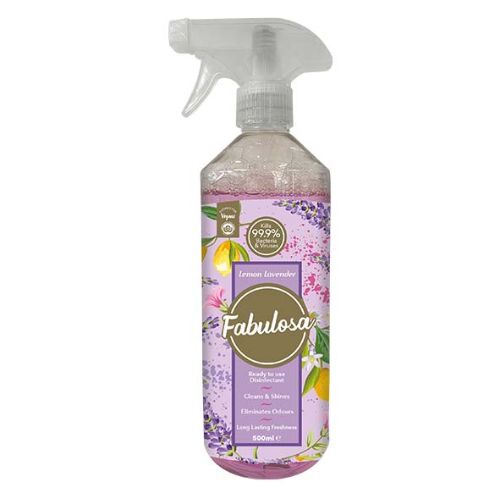 Fabulosa Lemon Lavender Multipurpose Antibacterial Spray 500ml Fabulosa Multi-Purpose Cleaner Fabulosa   