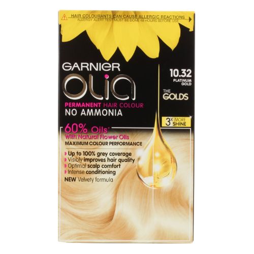 Garnier Olia Permanent Hair Dye Platinum Gold 10.32 Hair Dye garnier   