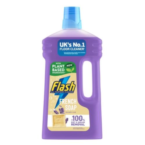 Flash All-Purpose Cleaner French Soap & Lavender 1L Floor & Carpet Cleaners Flash   