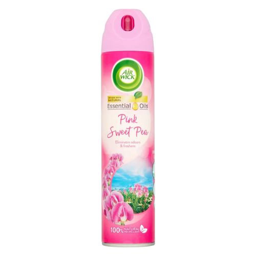 Air Wick Essential Oils Pink Sweet Pea Air Freshener 300ml Air Fresheners Air Wick   