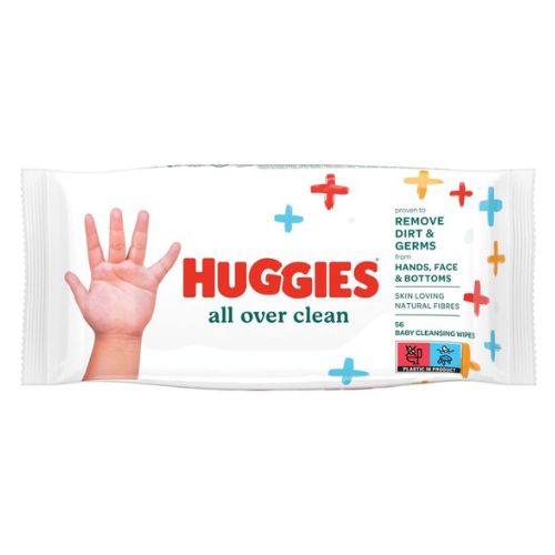 Huggies All Over Clean Baby Cleansing Wipes 56pk Baby Wipes Huggies   
