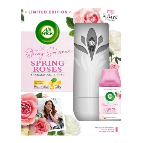 Air Wick x Stacey Solomon Spring Roses Freshmatic Autospray Air Freshener 250ml Air Fresheners & Re-fills Air Wick   