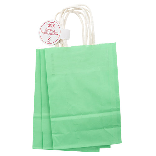 Voila Small Gift Bags 3pc Assorted Colours Gift Bags Voila Mint  