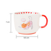 Cat Ceramic Mug 400ml Cartoon Cat Prints & Red Handles Assorted Designs Mugs Fabfinds