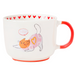 Cat Ceramic Mug 400ml Cartoon Cat Prints & Red Handles Assorted Designs Mugs Fabfinds Cat in Red Jumper