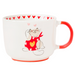 Cat Ceramic Mug 400ml Cartoon Cat Prints & Red Handles Assorted Designs Mugs Fabfinds Smiling Cat