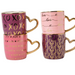 Heart Handle Ceramic Mug with Gold Heart Handle 350ml Assorted Designs Mugs FabFinds