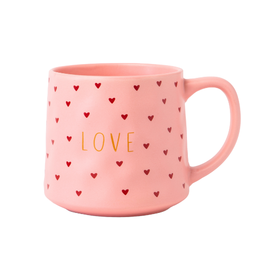 Love Mug with Cute Heart Ceramic Mug 540ml Assorted Designs Mugs FabFinds