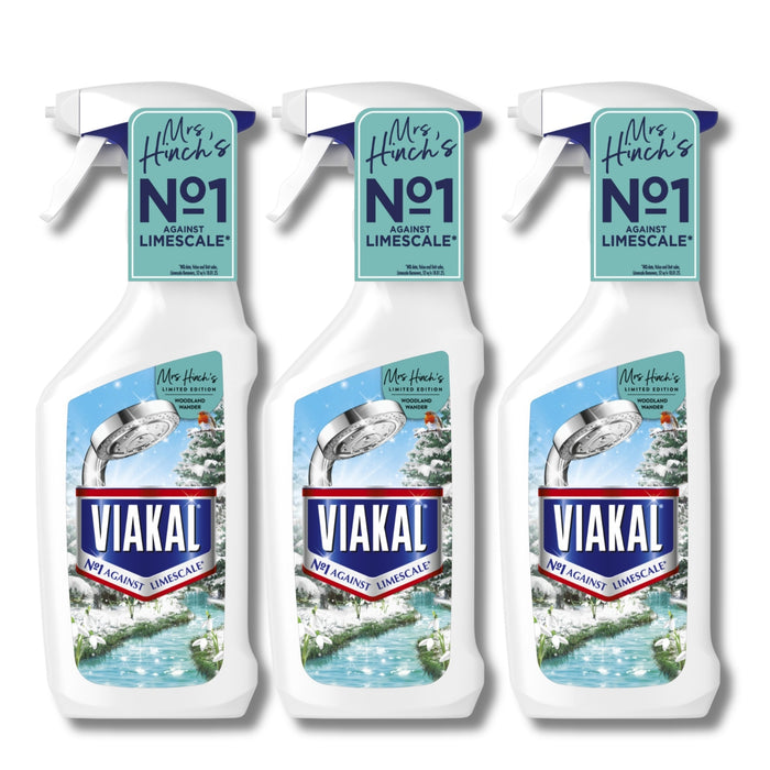 Viakal Limescale Remover Spray Woodland Wander 500ml Assorted Packs Limescale Removers Viakal Pack of 3