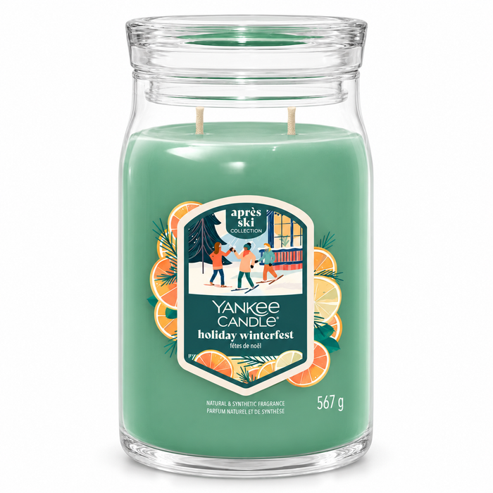Yankee Candle Holiday Winterfest Large Jar 2 Wick Candle 567g Candles Yankee Candle