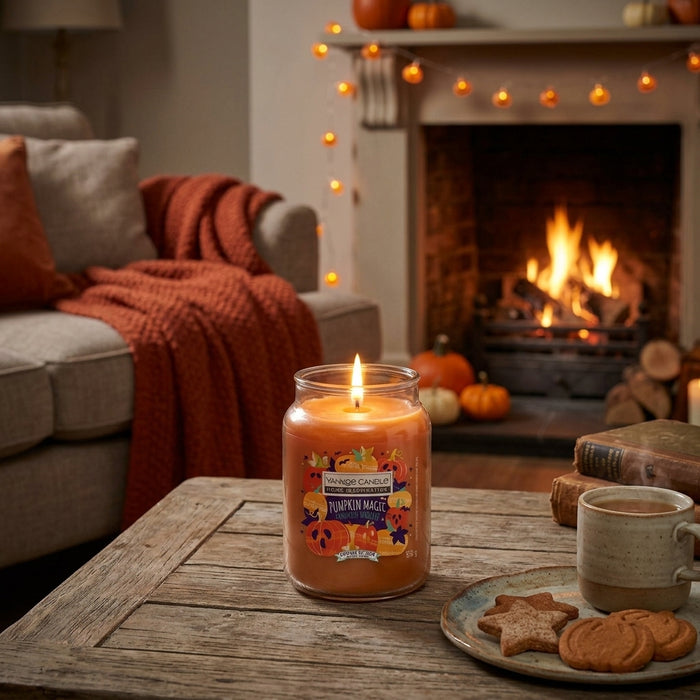 Yankee Pumpkin Magic Large Jar Candle 538g Candles Yankee Candle