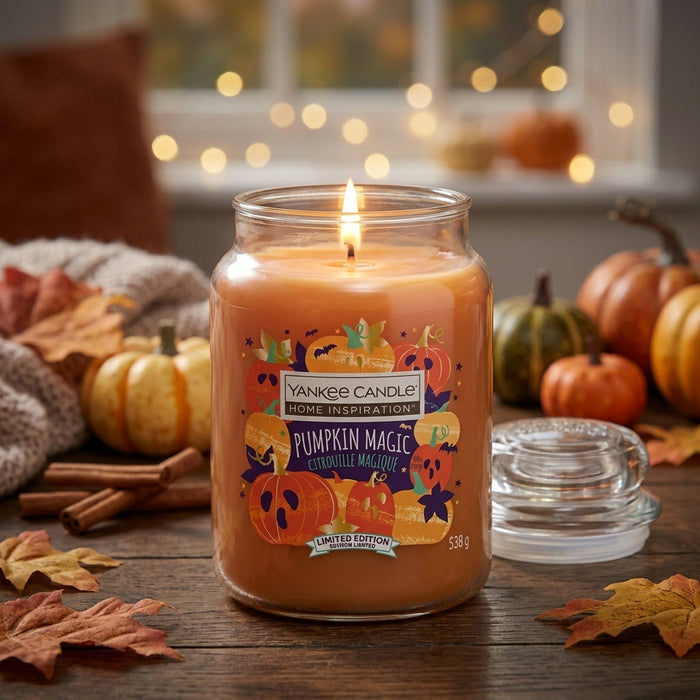 Yankee Pumpkin Magic Large Jar Candle 538g Candles Yankee Candle