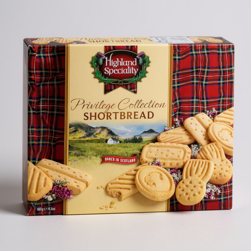 Highland Speciality Privilege Collection Shortbread Assortment 400g Assorted Pack Biscuits & Cereal Bars highland speciality Pack of 1