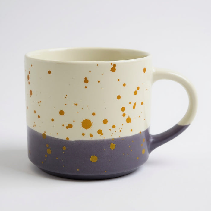 Speckled Ceramic Coffee Mug Collection 400ml – Assorted Colors Drinkware FabFinds Purple Speckled Mug
