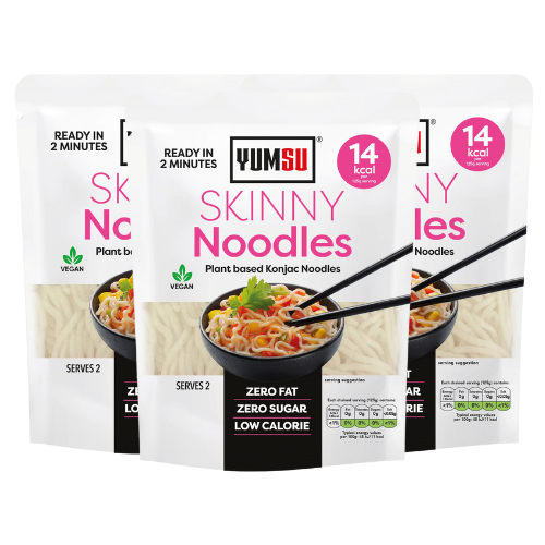 Yumsu Skinny Konjac Noodles 380g Assorted Packs Pasta & Noodles Yumsu Pack of 3
