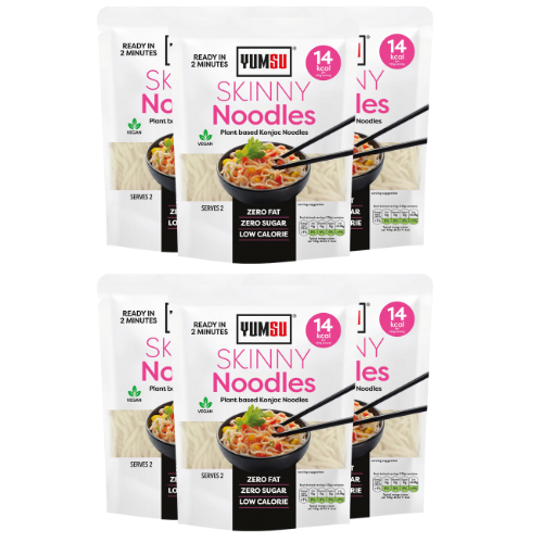 Yumsu Skinny Konjac Noodles 380g Assorted Packs Pasta & Noodles Yumsu Pack of 6