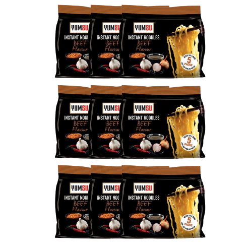 Yumsu Instant Noodles Beef Flavour Assorted Packs Pasta, Rice & Noodles Yumsu 45 Packs