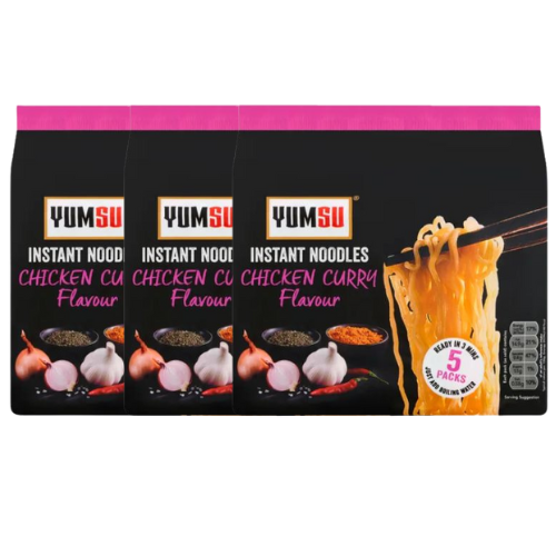 Yumsu Instant Chicken Curry Noodles Assorted Packs Pasta, Rice & Noodles Yumsu