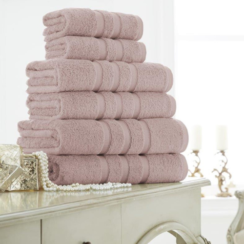 Zero Twist Towel Collection Ultra Soft & Absorbent Assorted Sponges, Mits & Face Cloths FabFinds Hand Towel Blush Pink