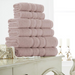 Zero Twist Towel Collection Ultra Soft & Absorbent Assorted Sponges, Mits & Face Cloths FabFinds Hand Towel Blush Pink