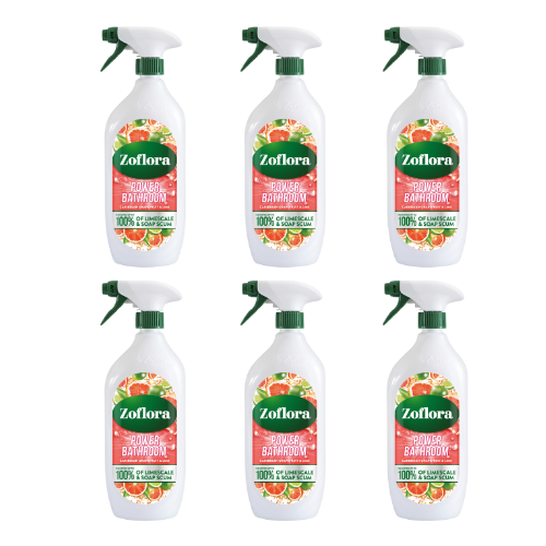 Zoflora Bathroom Grapefruit and Lime Disinfectant Spray 800ml Assorted Pack Bathroom & Shower Cleaners Zoflora Pack of 6