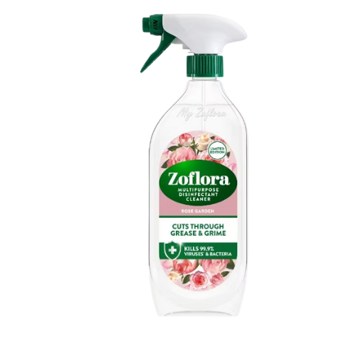 Zoflora Rose Garden Disinfectant Spray 800ml Assorted Packs Bathroom & Shower Cleaners Zoflora Pack of 1
