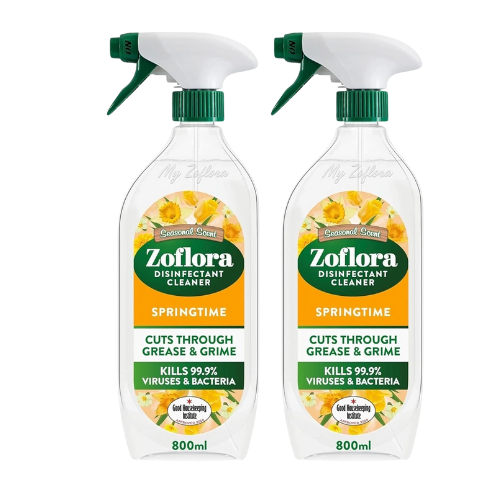 Zoflora Springtime Disinfectant Spray 800ml Assorted Pack Bathroom & Shower Cleaners Zoflora Pack of 2