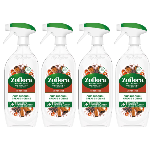 Zoflora Winter Spice Disinfectant Spray 800ml Assorted Packs Bathroom & Shower Cleaners Zoflora Pack of 4