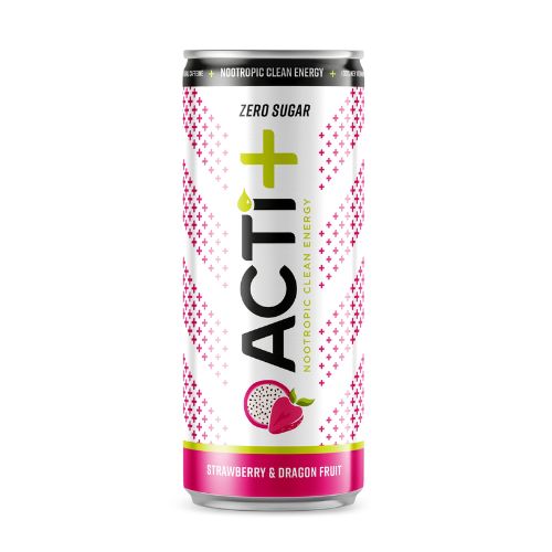Acti + Strawberry & Dragon Fruit Natural Energy Drink 250ml Drinks Acti +   