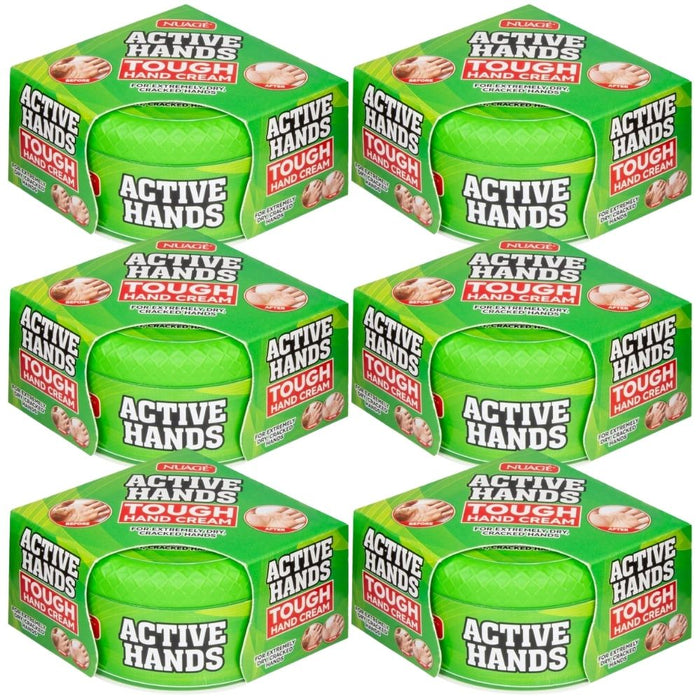 Active Hands Tough Hand Cream 150g Assorted Packs Hand Cream Nuage 6 Pack