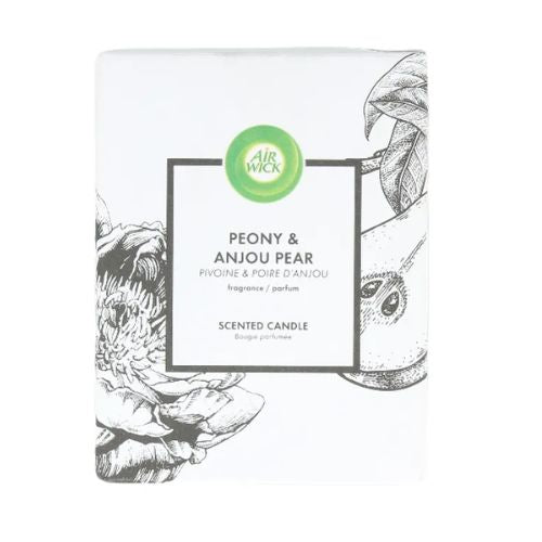 Air Wick Peony & Anjou Pear Candle 220g Candles Air Wick   