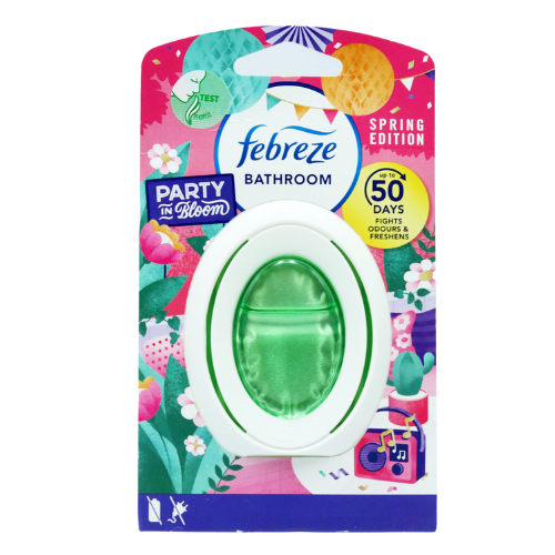 Febreze Bathroom Air Freshener Party In Bloom 7.5ml Air Fresheners & Re-fills Febreze