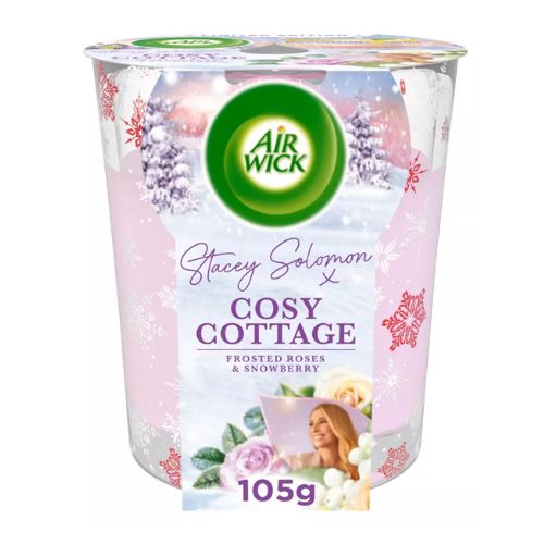 Air Wick Stacey Soloman Frosted Rose & Snowberry Candle 105g Candles Air Wick   