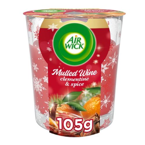 Air Wick Mulled Wine & Clementine Spice Candle 105g Candles Air Wick   