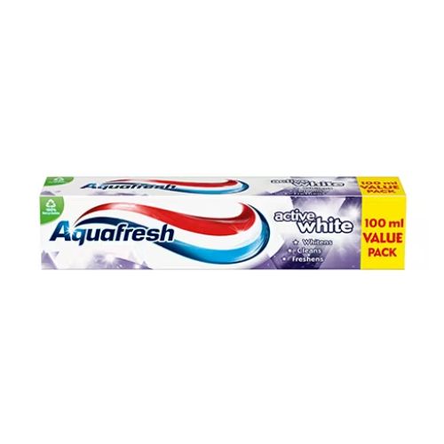 Aquafresh Active White Toothpaste 100ml Toothpaste aquafresh   