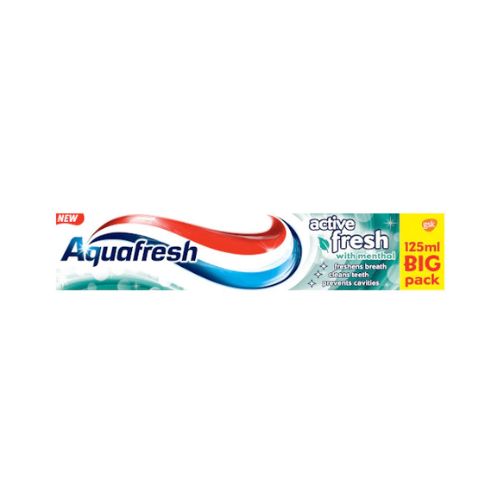 Aquafresh Active Fresh Menthol Toothpaste 100ml Toothpaste aquafresh   