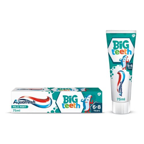 Aquafresh Big Teeth Toothpaste 6-8 Yrs 50ml Toothpaste & Mouthwash aquafresh   