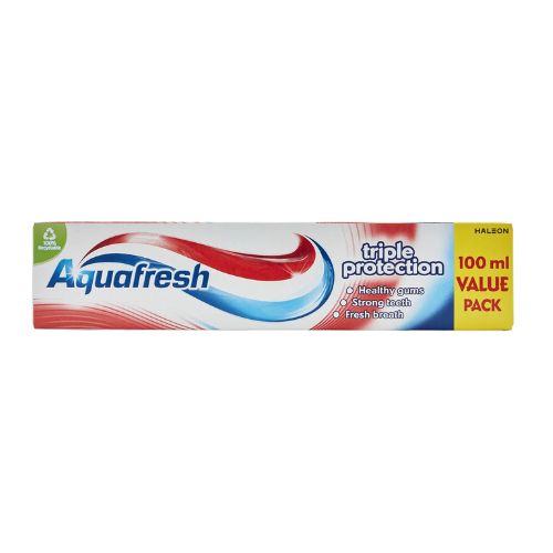 Aquafresh Triple Protection Toothpaste 100ml Toothpaste aquafresh   