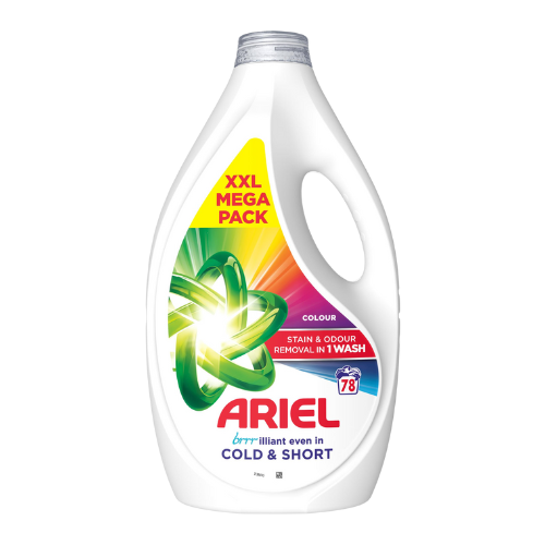 Ariel Colour Liquid Washing Detergent 78 Washes Assorted Packs Washing Up Liquid Ariel Pack of 1