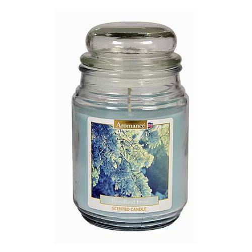 Premium Aromance Woodland Frost Large Jar Scented Candle 18oz Candles FabFinds   