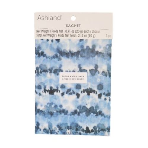 Ashland Scented Paper Sachets 3 Pack Assorted Scents Air Fresheners & Re-fills Ashland Fresh Water Linen  