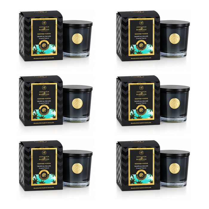 Ashleigh & Burwood Signature Votive Candle Tropical Escape 65g Assorted Packs Candles Ashleigh & Burwood Pack of 6