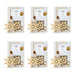 Ashleigh & Burwood Wooden Hanging Snowflake Christmas Decorations White Christmas Set of 6 Assorted Packs Christmas Festive Decorations Ashleigh & Burwood Pack of 6