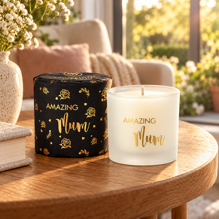 Ashleigh & Burwood Wrapped Scented Candle Amazing Mum 70g Assorted Packs Candles Ashleigh & Burwood