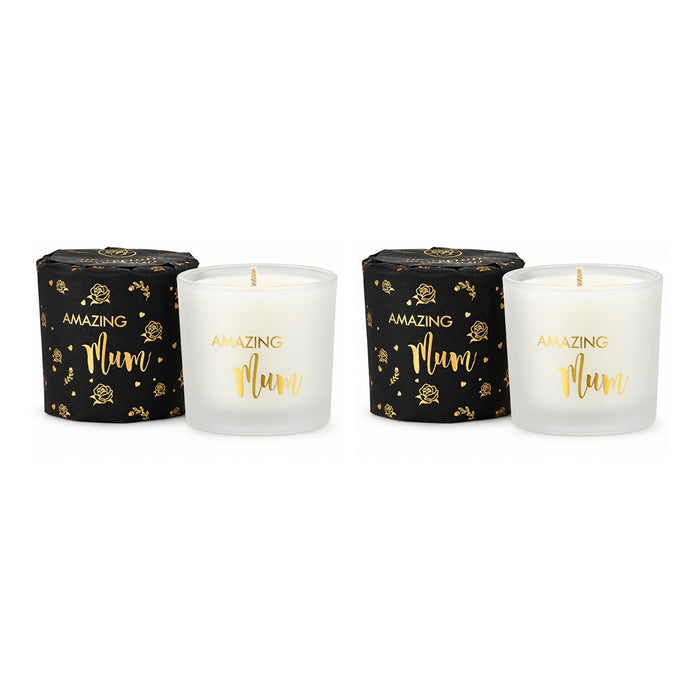 Ashleigh & Burwood Wrapped Scented Candle Amazing Mum 70g Assorted Packs Candles Ashleigh & Burwood Pack of 2