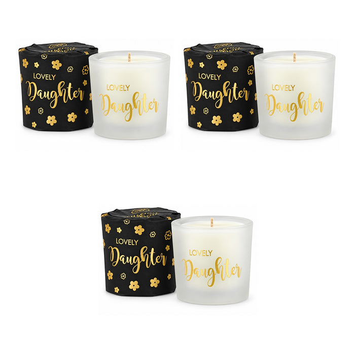 Ashleigh & Burwood Wrapped Scented Candle Daughter 70g Assorted Packs Candles Ashleigh & Burwood Pack of 3