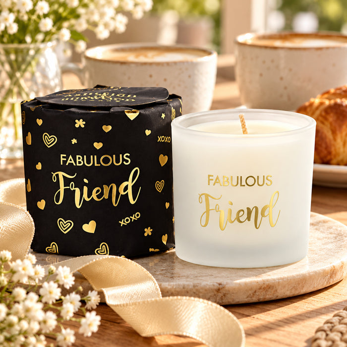 Ashleigh & Burwood Wrapped Scented Candle Fab Friend 70g Assorted Packs Candles Ashleigh & Burwood