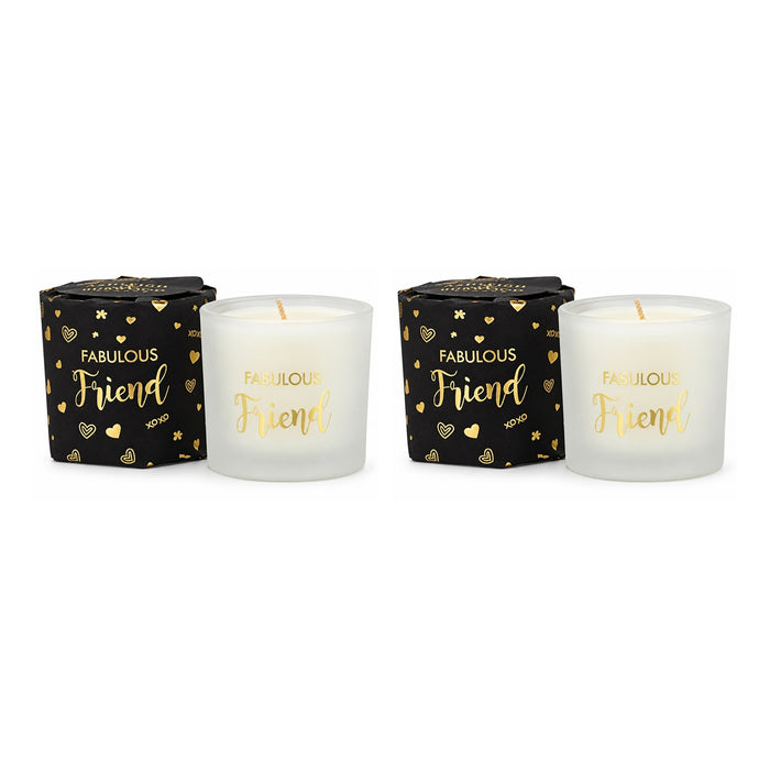 Ashleigh & Burwood Wrapped Scented Candle Fab Friend 70g Assorted Packs Candles Ashleigh & Burwood Pack of 2