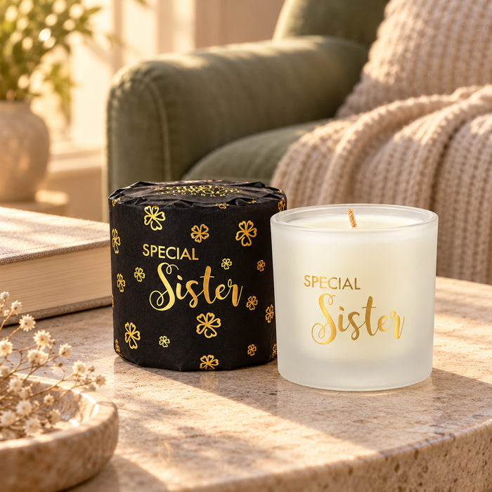 Ashleigh & Burwood Wrapped Scented Candle Special Sister 70g Assorted Packs Candles Ashleigh & Burwood